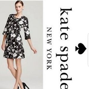 Kate Spade black and white floral dress